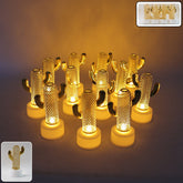 Decorative Cactus Shaped Flameless LED Candles